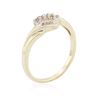 Image 3 : 10KT Yellow Gold 0.10 ctw Diamond Ring