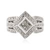 Image 1 : 18KT White Gold 1.00 ctw Diamond Ring