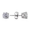 Image 2 : 14KT White Gold 1.17 ctw Diamond Stud Earrings