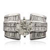 Image 1 : 18KT White Gold 4.56 ctw Diamond Ring