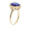 Image 3 : 14KT Yellow Gold 3.50 ctw Tanzanite and Diamond Ring