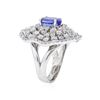 Image 3 : 14KT White Gold 2.55 ctw Tanzanite and Diamond Ring