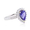 Image 2 : 14KT Two-Tone Gold 1.92 ctw Tanzanite and Diamond Ring