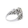 Image 3 : 14KT White Gold 1.76 ctw Diamond Ring