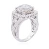 Image 3 : 18KT White Gold 8.40 ctw Diamond Ring