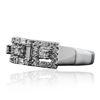 Image 2 : 18KT White Gold 0.46 ctw Diamond Ring