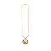 Image 1 : 14KT Rose Gold 16.13 ctw GIA Cert Morganite and Diamond Necklace