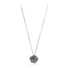 Image 2 : 14KT White Gold 2.00 ctw Black Diamond Pendant With Chain