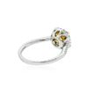 Image 3 : 18KT White Gold 1.56 ctw Fancy Yellow Diamond Ring