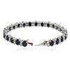 Image 3 : 14KT White Gold 18.96 ctw Sapphire and Diamond Bracelet