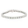 Image 1 : 14KT White Gold 4.54 ctw Diamond Tennis Bracelet