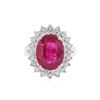 Image 1 : 14KT Yellow Gold 5.43 ctw Ruby and Diamond Ring