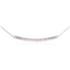 Image 2 : 14KT White Gold 0.84 ctw Diamond Necklace