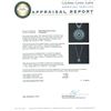 Image 3 : 14KT White Gold 21.53 ctw Sapphire and Diamond Pendant With Chain
