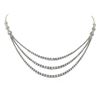 Image 1 : 14KT White Gold 11.60 ctw Diamond Necklace
