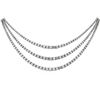 Image 2 : 14KT White Gold 11.60 ctw Diamond Necklace