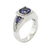 Image 3 : 18KT White Gold 2.56 ctw Tanzanite and Diamond Ring