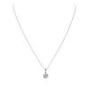 Image 1 : 14KT White Gold 1.25 ctw Diamond Pendant With Chain