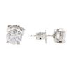 Image 2 : 14KT White Gold 1.29 ctw Diamond Stud Earrings
