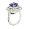 Image 3 : 14KT White Gold 3.08 ctw Tanzanite and Diamond Ring