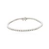 Image 1 : 14KT White Gold 2.37 ctw Diamond Bracelet