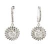 Image 1 : 14KT White Gold 2.06 ctw Diamond Earrings