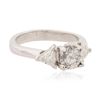 Image 2 : Platinum 1.82 ctw Diamond Ring