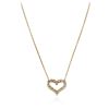Image 2 : 14KT Rose Gold 1.29 ctw Diamond Necklace