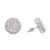 Image 2 : 14KT White Gold 2.00 ctw Diamond Earrings