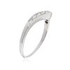 Image 3 : 14KT White Gold 0.20 ctw Diamond Ring