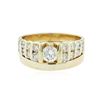 Image 1 : 14KT Yellow Gold 1.02 ctw Diamond Ring