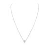 Image 2 : 14KT White Gold 0.36 ctw Diamond Necklace