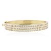 Image 1 : 14KT Yellow Gold 5.50 ctw Diamond Bangle Bracelet