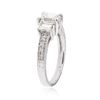Image 3 : 14KT White Gold EGL USA Certified 1.55 ctw Diamond Ring