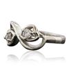 Image 2 : 14KT White Gold 0.27 ctw Diamond Ring