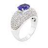 Image 3 : 14KT White Gold 1.85 ctw Tanzanite and Diamond Ring