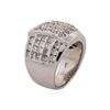 Image 3 : 18KT White Gold 4.65 ctw Diamond Ring