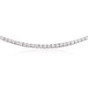 Image 2 : 18KT White Gold 3.54 ctw Diamond Necklace