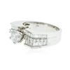 Image 2 : 18KT White Gold 2.30 ctw Diamond Ring