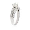 Image 3 : 14KT White Gold 1.59 ctw Diamond Ring