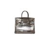 Image 5 : Authentic Vintage Hermes 35cm Graphite Birkin in Crocodile Leather With Gold Har