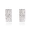 Image 1 : 18KT White Gold 1.24 ctw Diamond Earrings