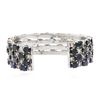 Image 2 : Two-Tone 25.20 ctw Sapphire and Diamond Bracelet