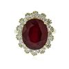 Image 1 : 14KT Yellow Gold 9.47 ctw Ruby and Diamond Ring