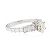 Image 2 : 18KT White Gold 1.73 ctw Diamond Ring