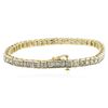 Image 2 : 14KT Yellow Gold 4.65 ctw Diamond Bracelet
