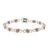 Image 1 : 14KT White Gold 1.86 ctw Fancy Brown Diamond Bracelet