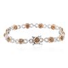 Image 2 : 14KT White Gold 1.86 ctw Fancy Brown Diamond Bracelet