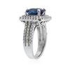 Image 3 : 14KT White Gold 2.93 ctw Tanzanite and Diamond Ring