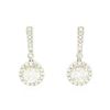 Image 1 : 14KT White Gold 1.62 ctw Diamond Earrings